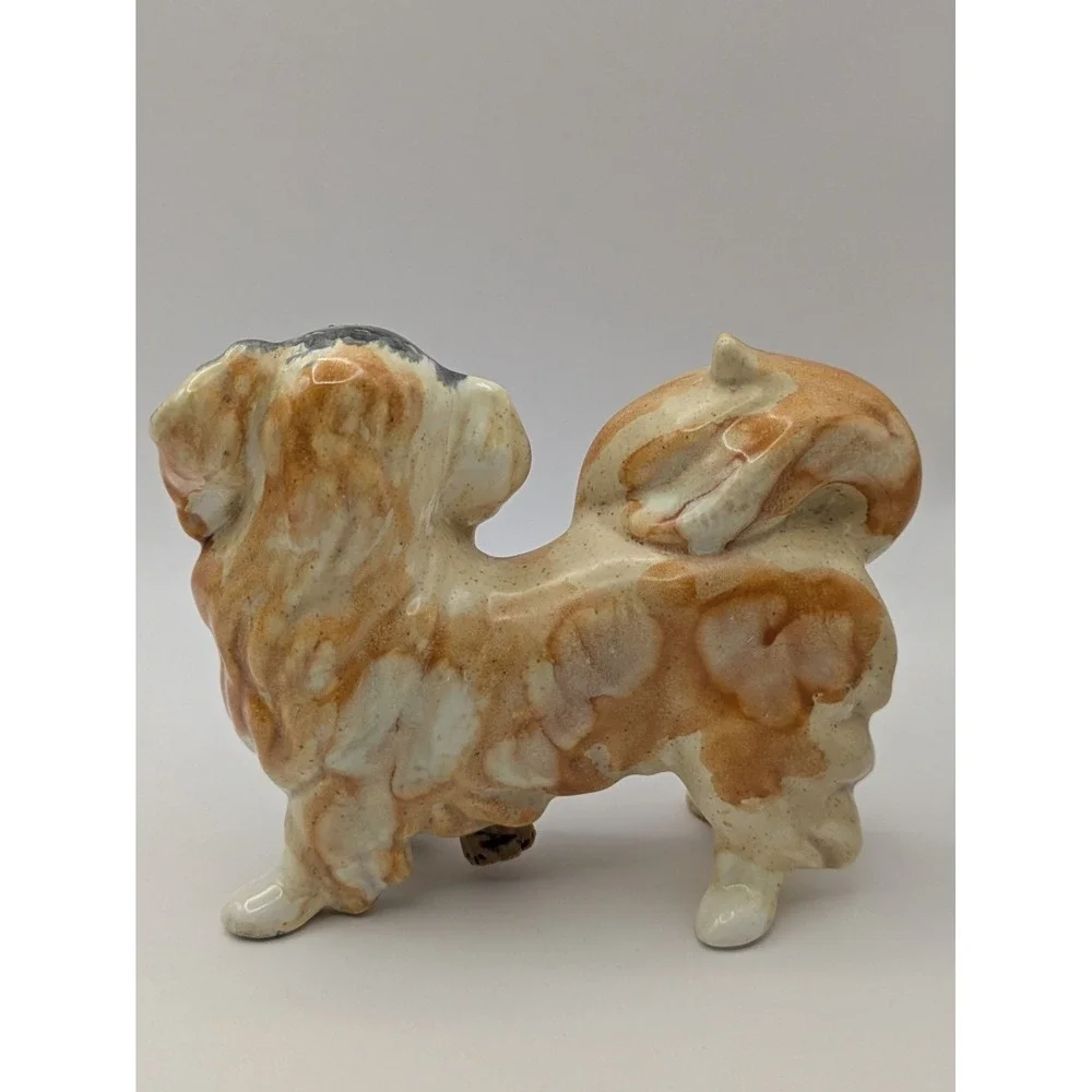 Vintage‎ Pekinese Dogs Salt And Pepper Shakers